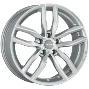 Mak Wheels – SARTHE – Silver – 18″x8″ 28mm – All weather Wheels – F8080RHSI28WSX